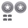 Dynamic Friction Co 4502-74103, Geospec Rotors with 5000 Advanced Brake Pads, Silver 4502-74103